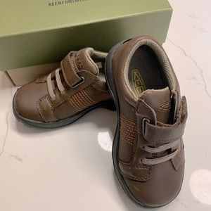 Keen Austin II Velcro Brown Leather Shoes